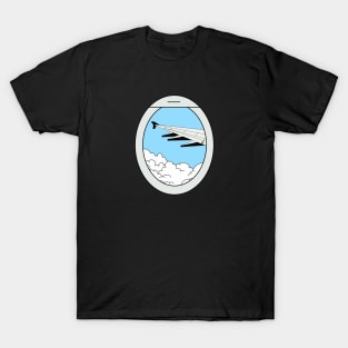 Window airplane T-Shirt